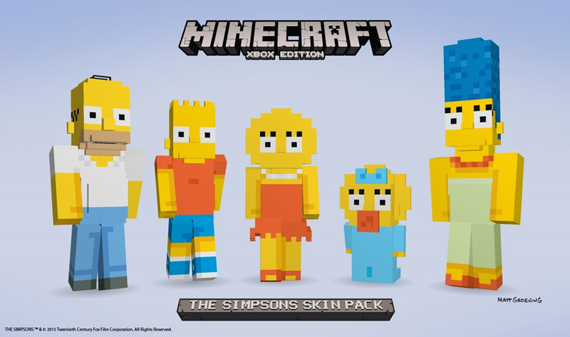 Illustration for article titled Official Minecraft Simpsons Somehow Look More Deformed Than Fan Ones